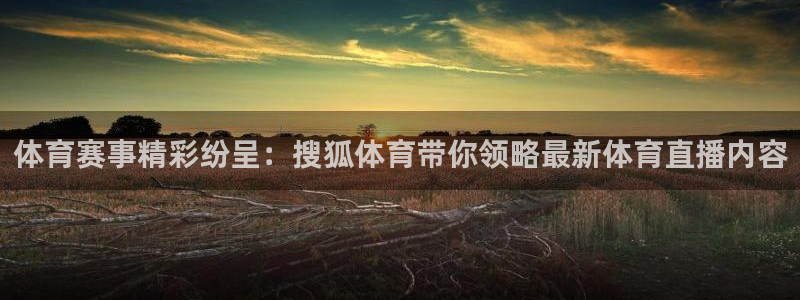 500万彩票网：体育赛事精彩纷呈：搜狐体育带你领略最新体育直播内容